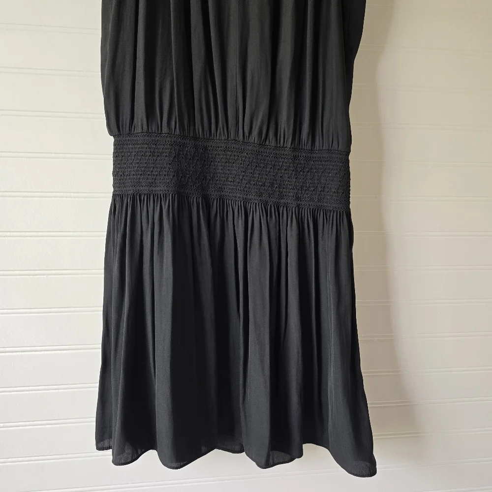 Ramy Brook Paris Sleeveless Mini Sun Dress Black Small Sundress